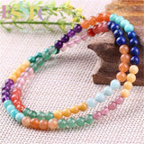 Natural Crystal Hand Buddha Prayer Bracelet 108 Beads Jewelry