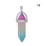 7 Chakra Crystal Hexagon Prism DIY Jewelry Set