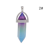 7 Chakra Crystal Hexagon Prism DIY Jewelry Set