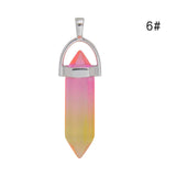 7 Chakra Crystal Hexagon Prism DIY Jewelry Set