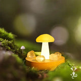 Natural Crystal Mushroom Clean Crystal Lamp For Home Decoration