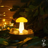 Natural Crystal Mushroom Clean Crystal Lamp For Home Decoration