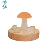 Natural Crystal Mushroom Clean Crystal Lamp For Home Decoration