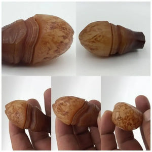 Gobi Desert Agate Stone - Unique Natural Crystal from Outer Mongolia