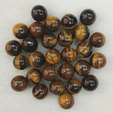 10mm Opal Rose Quartz Tiger's Eye Agate Reiki Healing Decoration