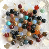10mm Opal Rose Quartz Tiger's Eye Agate Reiki Healing Decoration