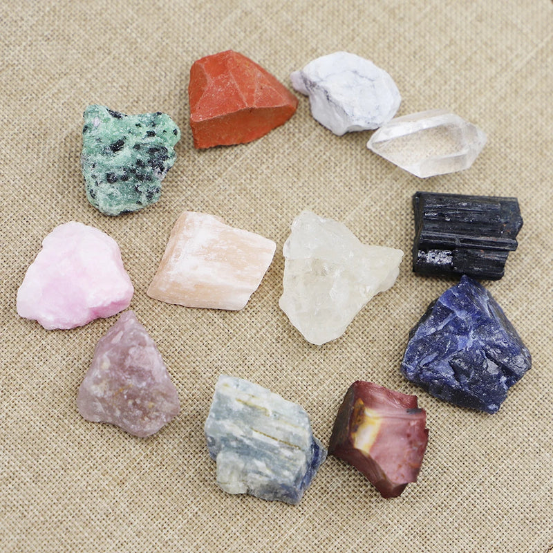 Mixed Gemstones Crystal Ore Specimens Stone Charms Home Decoration