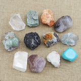 Mixed Gemstones Crystal Ore Specimens Stone Charms Home Decoration