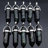 Green Stone Pendulum Crystal Pendant for Jewelry Making