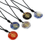 Crystal Quartz Cho Ku Rei Reiki Energy Symbol Pendant
