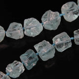 Crystal Quartz Nugget Necklace Beads Raw Light Crystals Loose Gem Stone Pendants