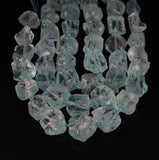 Crystal Quartz Nugget Necklace Beads Raw Light Crystals Loose Gem Stone Pendants