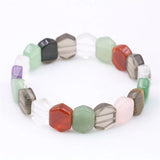Crystal Agate Beaded Bracelet Bangle Yoga Healing Jewelry