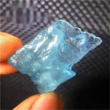 Natural Crystal Raw Ore Ice Species Marine Treasure Raw Stone Carving Material