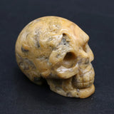 Natural Crystal Skull Gems Ghost Head Ornament Healing Stone