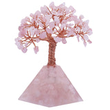 Crystal Slices Money Tree with Copper Wire Wrapped Base