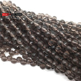 6MM Smokey Quartz Tea Crystal Faceted Beads for DIY Jewelry Making