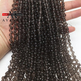 6MM Smokey Quartz Tea Crystal Faceted Beads for DIY Jewelry Making