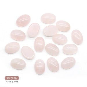 10*14mm Oval Opal Rose Quartz Tiger Eye Cabochons for Jewelry Making