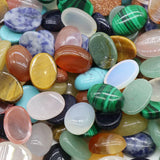 10*14mm Oval Opal Rose Quartz Tiger Eye Cabochons for Jewelry Making