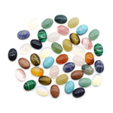 10*14mm Oval Opal Rose Quartz Tiger Eye Cabochons for Jewelry Making