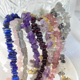 Pink Crystal Stone Beads Bracelet Adjustable Bangle Jewelry