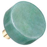 Crystal Stone Drawer Knobs Cupboard Door Pull Handles