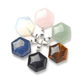 Natural Hexagon Crystal Stones Mix - DIY Pendulum Necklace Earrings