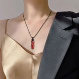 Crystal Stone Hexagonal Point Pendant Necklace Reiki Crystal Wands