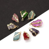 Amethyst Rock Crystal Quartz DIY Necklace Pendant