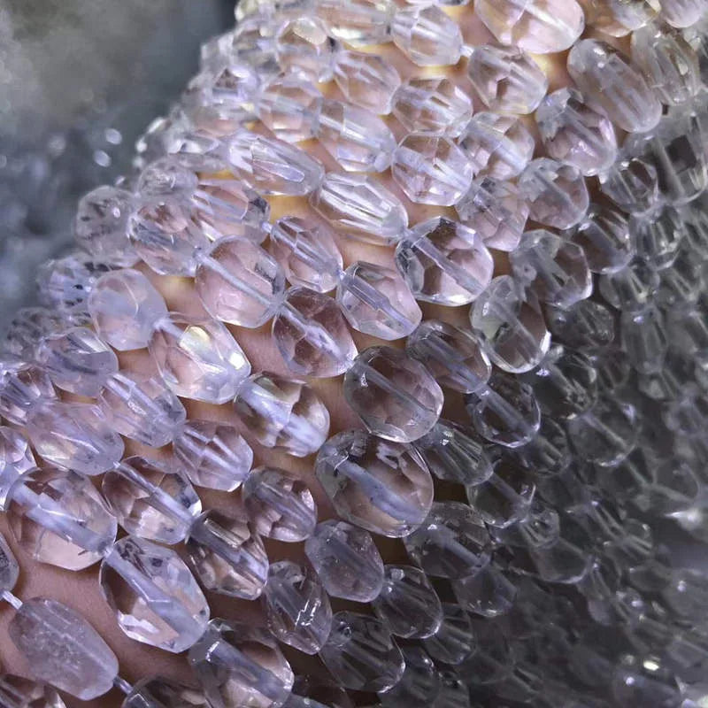 Crystal Stone Loose Beads 10x12mm Faceted for DIY Jewelry Making