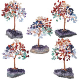 Amethyst Money Tree for Wealth Room Decor