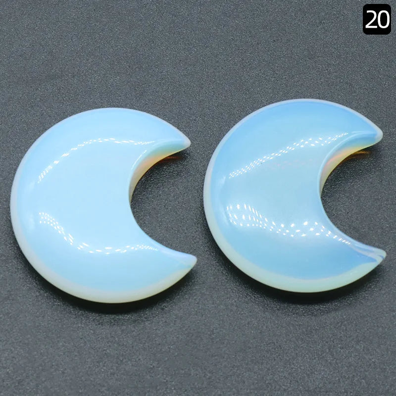 Crystal Moon Ornaments for Home Decor