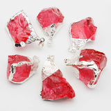 Crystal Stone Pendant Necklace Reiki Charms DIY Jewelry 6Pcs