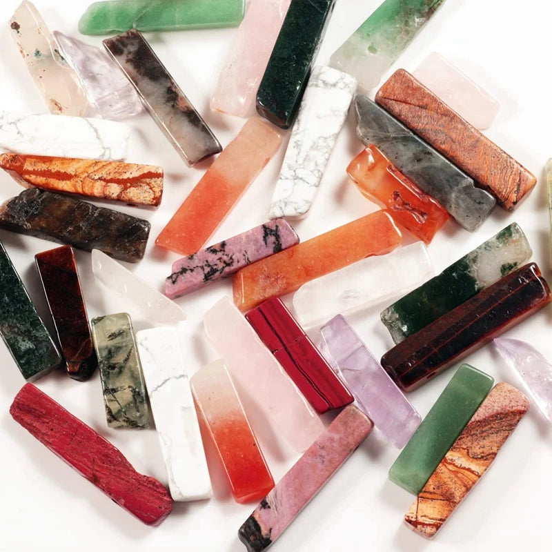 35 Pack Mixed Crystal Rods for Jewelry Making