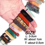 35 Mixed Natural Crystal Stone Pendants for Jewelry Making