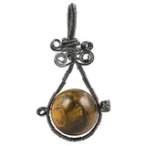 Crystal Stone Round Beads Pendant DIY Necklace