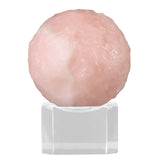 Crystal Stone Sphere Ball with Acrylic Base Display Stand