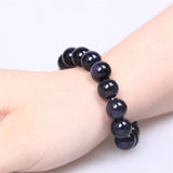 Natural Crystal Stone Star Sandstone Beaded Bracelet Lucky Healing Stone