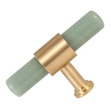 Crystal Stone T Bar Knobs for Cabinet Kitchen Hardware Pulls Handles