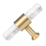 Crystal Stone T Bar Knobs for Cabinet Kitchen Hardware Pulls Handles
