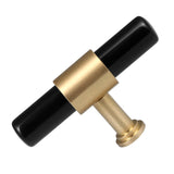 Crystal Stone T Bar Knobs for Cabinet Kitchen Hardware Pulls Handles