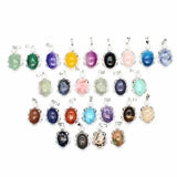 Natural Crystal Stones DIY Necklace Pendant For Women Girls Unisex