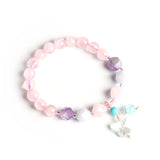 Pink Crystal Amethyst Bracelet for Women