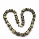 Vintage-Style Tiger's Eye Stone Necklace with Turquoises