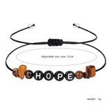 Tiger's Eye Hope Bracelet for Women Men Yoga Healing