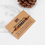 Tiger's Eye Hope Bracelet for Women Men Yoga Healing