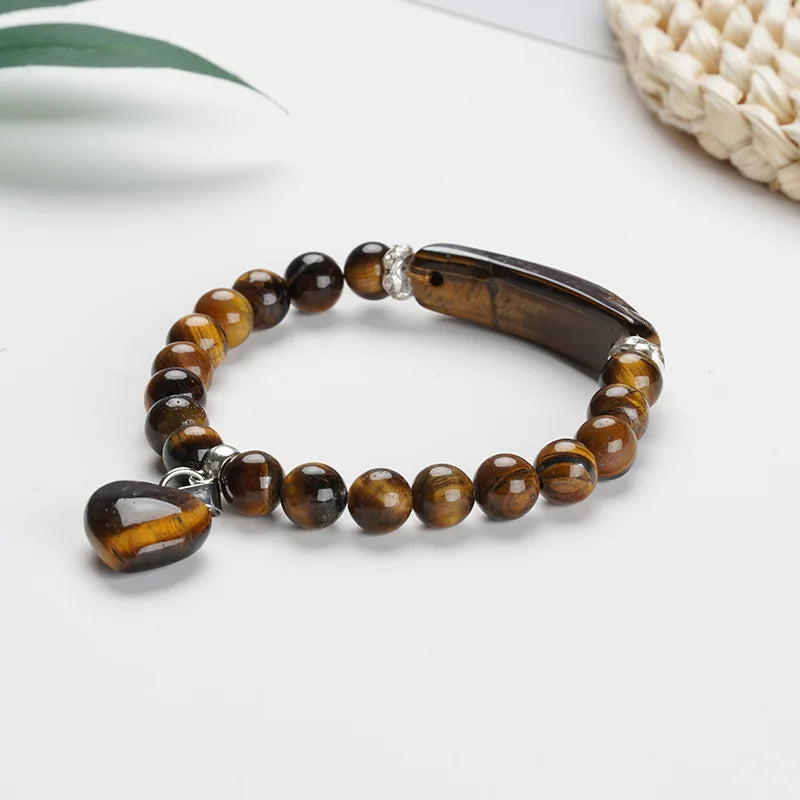 Tigereye Quartz Stone Healing Bracelet Jewelry