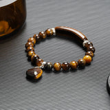 Tigereye Quartz Stone Healing Bracelet Jewelry