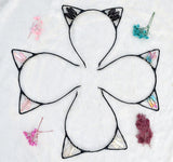 Crystal Witch Crown Cat Ears Hair Accessor...